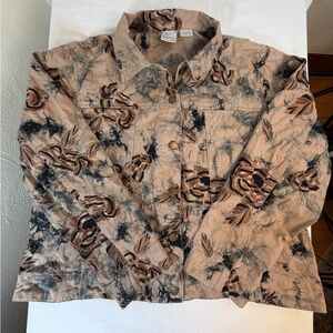 Y2K Boho streetwear Women's Embroidered Jacket Hippie Tie Dye Denim Style